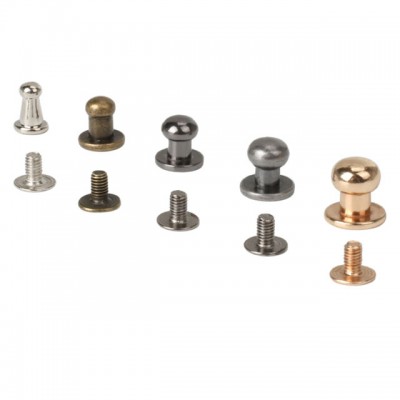 11mm Pacifier Nail Metal Stud Rivets For Leather Bag / Belt